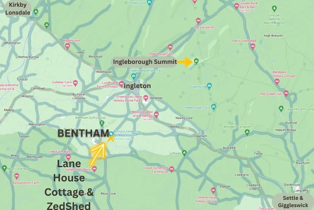 Cosy 3 Bed Cottage Near 3 Peaks - Log Burner & Aga Bentham Esterno foto